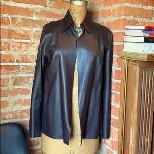 Sofie D’Hoore unlined leather shirt jacket